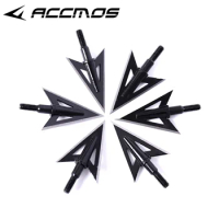 3/6/12pcs Hunting Fishing Broadhead Arrow Heads with 2 Blades Fishing Arrow Tip Point For Compound / Recurve / CrossBow Finshing
