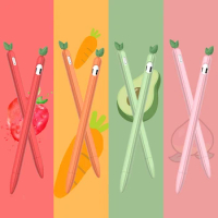 Cute fruits Silicone Case For Apple Pencil 1st 2nd generation Protective Cover for apple pencil 1 2 vegetables Silicone Cases