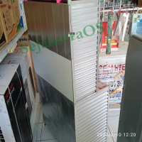 Rak Lemari Tehel Piring Makanan 2 Pintu RATA Aluminium
