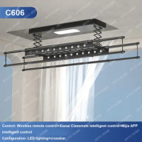 Automation Cloth Laundry Hanger Remote Electric Ceiling Clothes Drying Rack Laundry Rack Smart Sterilization and Air Drying