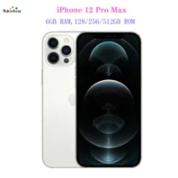 Original Apple iPhone 12 Pro Max 5G LTE 6.7 ''6GB และ128/256/512GB IOS A14 Bionic Hexa Core Triple 12MP โทรศัพท์มือถือ