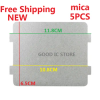 5PCS Free Shipping Midea Original Microwave Oven Accessories Mica Insulation Board High Temperature Resistant10X118X0.5mm Thick