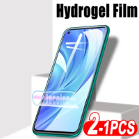 1-2PCS Screen Safety Film For Xiaomi Mi 11 Lite 5G NE Ultra 11T Pro Hydrogel Film Xiomi 11Lite Front Gel Protector For Xiaomi11t