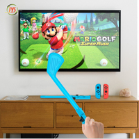 NS Switch JYS高爾夫球桿 瑪利歐高爾夫 GP 體感球桿 超級衝衝衝 GOLF 左右手把體感球桿【就是要玩】