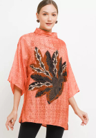 Batik First Blouse TAHARI+Aplikasi Batik Burung