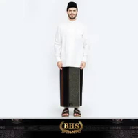 Sarung BHS Essential Gold Motif T46 JPC Hitam Kuning 02