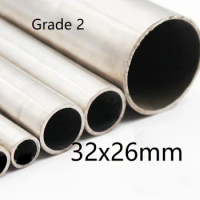 32mm od 32x26mm titanium tube titanium alloy pipe Ti seamless tube titanic TA2 gr2 grade 2 titanium Tubing T40 Ti3