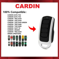 Clone CARDIN S437 TX2 TX4 / S486 QZ1 QZ2 QZ3 / S449 QZ1 QZ2 QZ3 QZ4 Garage Door Remote Control CARDIN Remote Control 433.92MHz