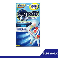 日本人氣 SLIM WALK 孅伶 夏季限定 清涼版 三段壓力睡眠機能美腿襪 (M-L)【RH shop】日本代購