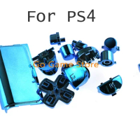 1set For Playstation 4 PS4 Full Buttons Mod Set Chrome Controller Joystick Video Game 8 colors
