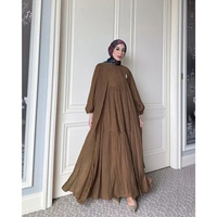 GONEGANI OFFICIAL - Outer Dress Polos Wanita Simple Elegan Zama Dress Outer S Magenta