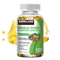 KIRKLAND Whole Food B-Complex Capsules High Potency 120pcs