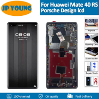 Original 6.76" For Huawei Mate 40 RS For Porsche Design LCD Display Touch Screen With Frame For Mate 40rs LCD NOP-AN00 Display