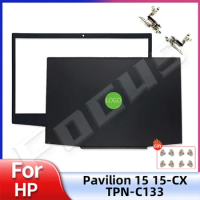 New Case For HP Pavilion 15-CX TPN-C133 Series Gaming 15 Nootbook LCD Back Cover Bezel Hinges Rear Lid Top Back Case Green Logo