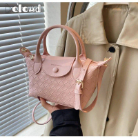 Beg Tangan Selempang Grid Berlian, DCLOUD, Ketibaan Baru Julai, Rekaan Niche, Fesyen Trendi, Beg Bah