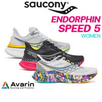 Saucony Endorphin Speed 5 Women  (ฟรี! ตารางซ้อม) รองเท้าวิ่งถนนสำหรับทำความเร็ว