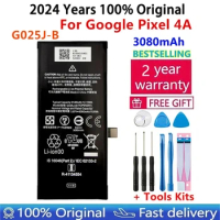100% Original Replacement Battery G025J-B For Google Pixel 4A Pixel4A Phone Batteries Bateria 3080mAh + Free Tools Fast Shipping