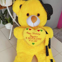 Boneka Beruang Bear Syal Topi Super Jumbo 1.5 Meter FREE UKIR NAMA/FOTO