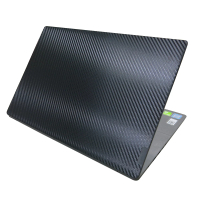 【Ezstick】Lenovo IdeaPad 530S 15IKB 黑色立體紋機身貼(含上蓋貼、鍵盤週圍貼、底部貼)
