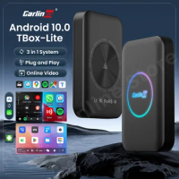 CarlinKit Lite Tv Box Android 10 Wireless Adapter Support Netfix Youtube IPTV Spotify Wireless CarPlay/Android auto Wifi BLE