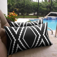 Taupe Pillows Black White Silver Grey Pillow Cases Modern Geometric Pillow Covers Set Of 2 Chic Illow Shams Pattern Pillow
