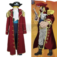 Gol D Roger Cosplay Costume Halloween Christmas Party Uniform Custom Made Any Size