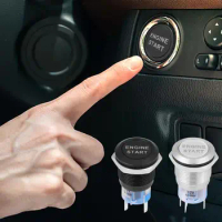Push Start Button Metal Push Button Switchs With LED Car Keyless ONE CLICK Start Stop Push Button Engine Ignition Switchs ForCar