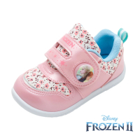 【Disney 迪士尼】正版童鞋 冰雪奇緣-電燈運動鞋/抗菌 安全 透氣 台灣製 紅色(FNKX25133)