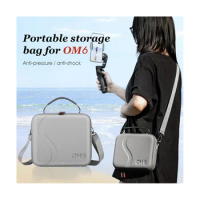 Storage Bags for DJI OM 6 Carrying Case Grey Portable Bag for DJI OM6 Osmo Mobile 6 Handheld Gimbal Accessories