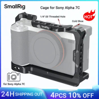 SmallRig for Sony A7C Camera Cage for Sony Alpha 7C with Cold Shoe Quick Release Plate for Arca-Swiss &amp; Locating Holes for ARRI
