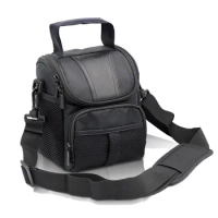 FOSOTO DSLR Camera Bag Waterproof Case Shoulder Bag for Canon EOS 4000D 2000D 750D M2 Nikon P600 D3300 Sony RX10M3 Olympus EM10