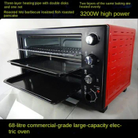 Oven Household Oven Commercial Electric Oven 60 L 100 L 75 Large Capacity Private Baking Cake Pizza Pancake Horno