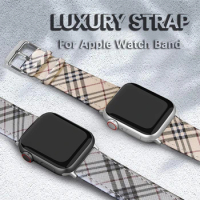 Luxury Watch Bands for apple watch band 44mm 45mm 42mm 49mm 38mm 40mm 41mm Designer Retro Leather Strap iwatch Ultra 9 8 7 6 5 4