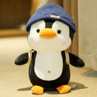 旅行小企鵝公仔安撫陪伴玩偶抓機娃娃毛絨玩具生日禮物男女生