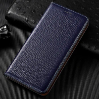 Magnet Genuine Leather Skin Flip Wallet Book Phone Case Cover On For Realmi Realme 11 12 Pro Plus 5G Realme12 Realme11 256/512
