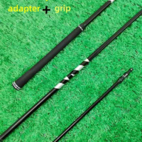 Golf Clubs Shaft, Black Color,5/6/7 /R/SR/S/X Flex, Graphite Shaft, Golf Driver and wood Shaft, Free assembly sleeve and grip