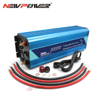3000W Pure Sine Wave Inverter Built-in UPS 20A 10A 8A Charge Controller 2000W DC 12V 24V 48V TO AC 110V/220V charger Home Use