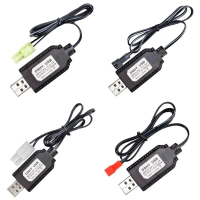 Dây sạc USB 2 gói 7.2V Weil với đầu nối JST/SM2.0 2P thay thế cho pin NiCd NiMh 7.2V