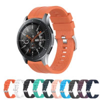 22mm Silicone Strap For Samsung Galaxy Watch 46mm Watchband Sport Bracelet For Galaxy 3 45mm/Gear S3 Frontier Smartwatch Band