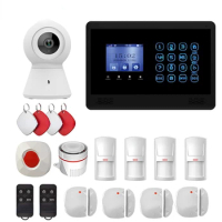 TuyaSmart 4G Alarm Hub Wireless Home Security WIFI Alarm system support alexa google