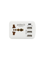 ปลั๊กไฟ 1 ช่อง 3 USB 1 USB-C H108UC