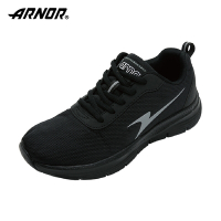 【ARNOR】阿諾-防潑水運動鞋/女 增強抓地力 緩震 高回彈 黑(ARWX22000)