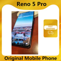 Original Oppo Reno 5 Pro 5G Mobile Phone 12GB RAM 256GB ROM Screen Fingerprint Face ID 6.55" 90HZ 65W Super Charger 64.0MP
