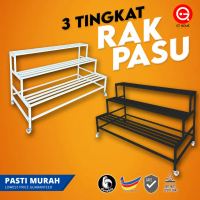 Hot Sale [READY STOCK] 3 Tier Flower Rack Iron Plant Rack Steel Outdoor Multi-Tier Flower Pot Rack R