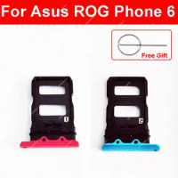 SIM Card Tray For Asus Rog Phone ROG 6 SIM Card Tray Holder Card Reader Parts
