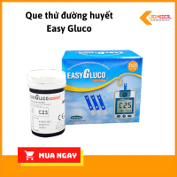 Hộp 50 que thử đường huyết Easy Gluco kèm 50 kim