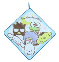 【震撼精品百貨】大耳狗_Cinnamoroll~日本Sanrio三麗鷗 MX Sanrio大集合可掛式方巾 毛巾*78539