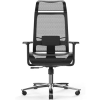 Wide Headrest &amp; Reclining Swivel Task Chair Ergonomic Office Chair With Mesh Seat &amp; Adjustable Lumbar Support Computer Armchair