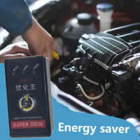 Super OBD2 Chip tuning Box Fuel Saver For Gasoline Diesel Car Diagnostic Scanner ECU Tuning Tool Code Reader Obd Energy Saver