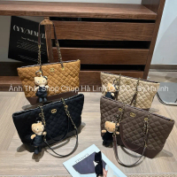 Hàng QCCC - Túi Trám BᶖgSize Tote Đế Da Vân Trám size 39cm By.Halinh